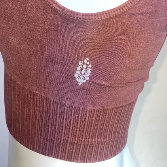 NWOT Free People square neck crop top - Picture 4 of 5